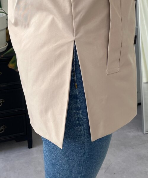 prose verse(プロズヴェール)の「トレンチライクジレ(ベスト・レディース・ベージュ/ブラック・LARGE/MEDIUM)」の14枚目の写真