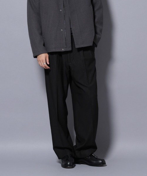 セール】2タックテーパードスラックス（スラックス）｜NANO universe