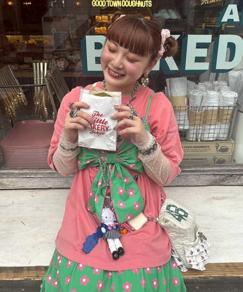 HELLO.SANFRANCISCO(ハローサンフランシスコ)の「(hima企画)【HELLO.SANFRANCISCO】ビスチェ付きマルチウェイキャミワンピ(ワンピース・レディース・グリーン/レッド/オレンジ・ONE SIZE)」の15枚目の写真