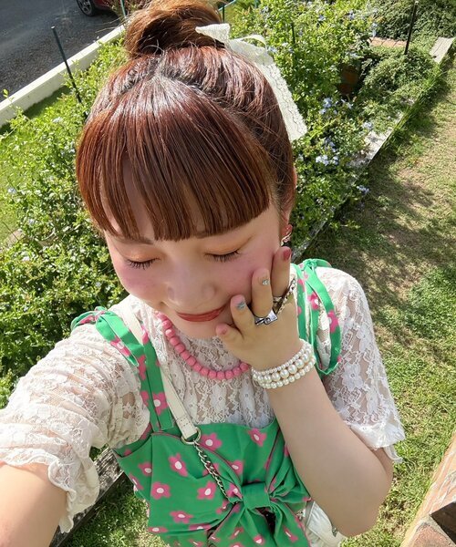 HELLO.SANFRANCISCO(ハローサンフランシスコ)の「(hima企画)【HELLO.SANFRANCISCO】ビスチェ付きマルチウェイキャミワンピ(ワンピース・レディース・グリーン/レッド/オレンジ・ONE SIZE)」の19枚目の写真