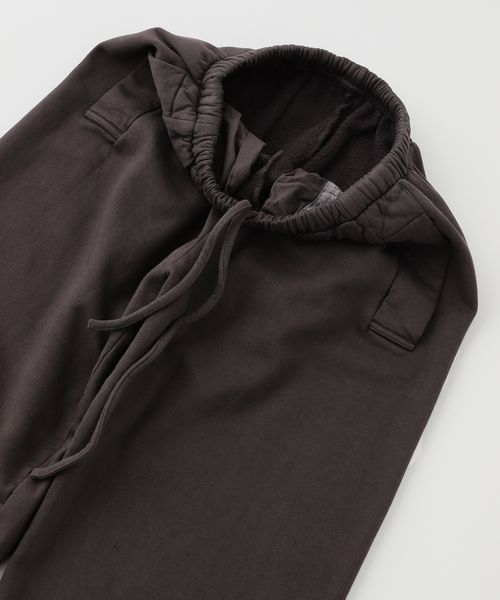 Gabriela Coll Garments（ガブリエラコールガーメンツ）の「GABRIELA COLL GARMENTS(ガブリエラ ) ORGANIC COTTON FLEECE TROUSERS（スラックス・メンズ・ブラウン・1）」の2枚目の写真