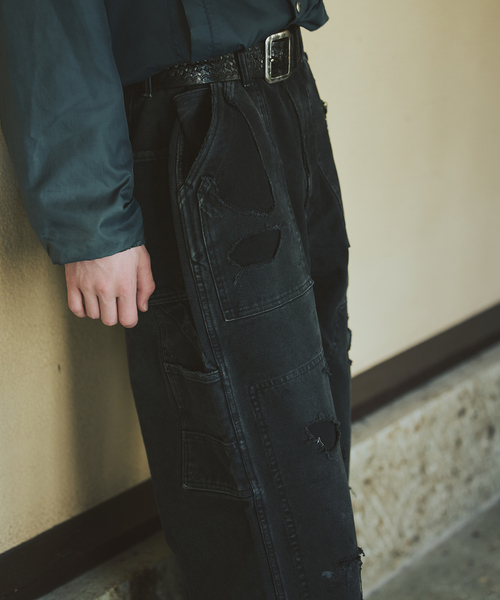 Anachronorm（アナクロノーム）の「0404 ANACHRONORM / アナクロノーム × J.S.Homestead / ペインター パンツ（その他パンツ・メンズ・ブラック系その他・MEDIUM/LARGE）」の4枚目の写真