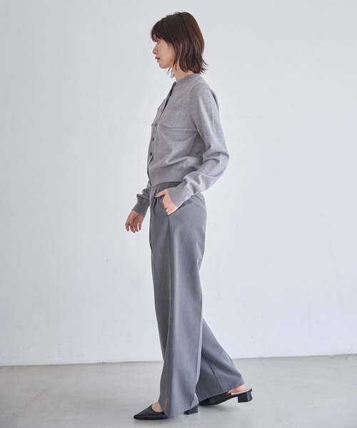 meilmada（メイルマダ）の「ポケットニットカーディガン（カーディガン/ボレロ・レディース・ブルー/グレー/ブラック/グリーン/ピンク・FREE）」の11枚目の写真