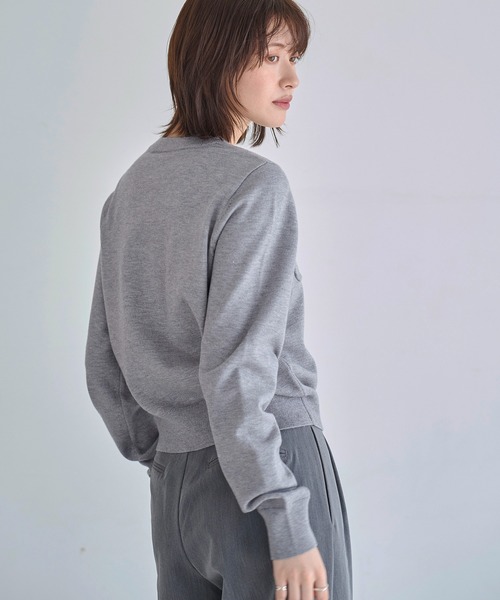meilmada（メイルマダ）の「ポケットニットカーディガン（カーディガン/ボレロ・レディース・ブルー/グレー/ブラック/グリーン/ピンク・FREE）」の8枚目の写真
