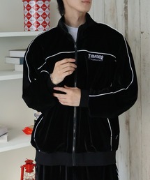 THRASHER(スラッシャー)の【THRASHER/スラッシャー】パイピングベロア トラックジャケット(ジャージ)