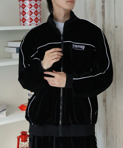 thrasher ウエア Thrasher x Alien Workshop Nova Black Crewneck Sweatshirt