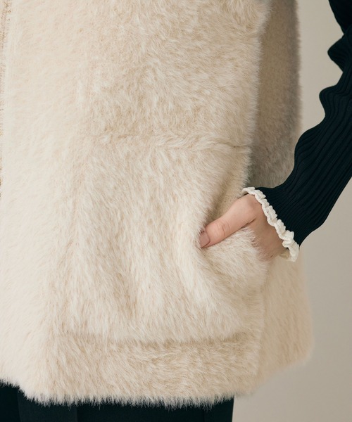 セール】フェザーニットジレ（ベスト）｜Audie a Muses（オーディ