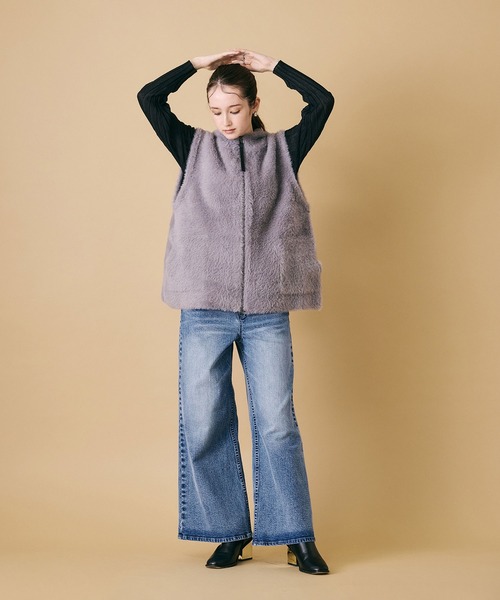 セール】フェザーニットジレ（ベスト）｜Audie a Muses（オーディ