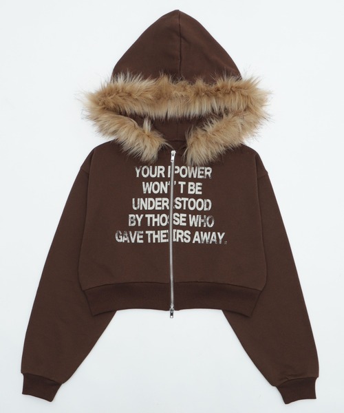 【MA55IVE】×SHORT ROUND ファーグラフィックZIPパーカー Ｌ MA55IVE ファーグラフィックZIPパーカー – WEGO ONLINE STORE