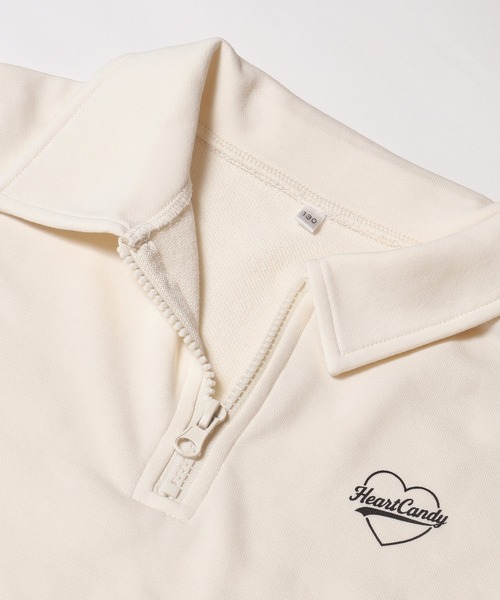 coca（coca）（コカ）の「キッズ　ドッキングスウェットワンピース（ワンピース・キッズ・アイボリー/ブラック・120/150/130/140）」の13枚目の写真