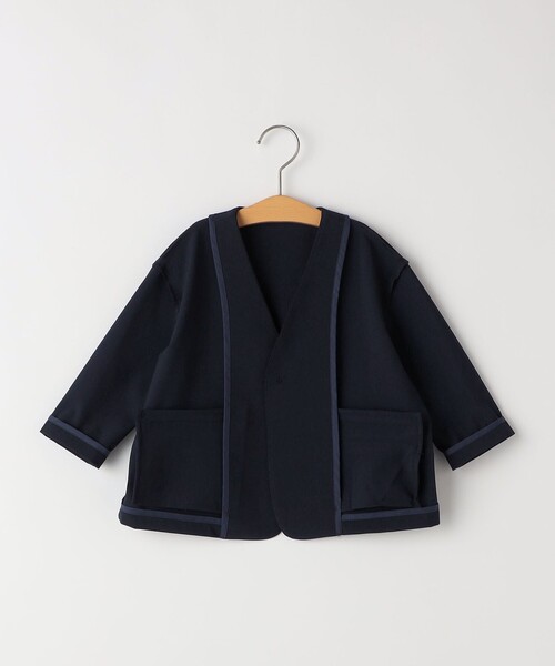 SHIPS KIDS:90cm / セレモニー ノーカラー ジャケット（スーツ 