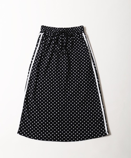 WC(ダブル シー)の「《セットアップ対応★》ドットフリースロングスカート(スカート・レディース・ホワイト/ブラック・FREE)」の14枚目の写真