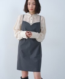 CODE A | tailored mood mini dress(ワンピース)