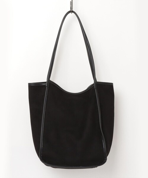 fredy emue(フレディエミュ)の「【VELETTO /ベロット】パイピングスエードトートポーチ付バッグ(トートバッグ・レディース・ブラウン/ブラック・FREE)」の7枚目の写真