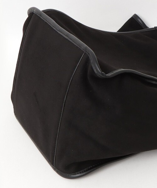 fredy emue(フレディエミュ)の「【VELETTO /ベロット】パイピングスエードトートポーチ付バッグ(トートバッグ・レディース・ブラウン/ブラック・FREE)」の5枚目の写真