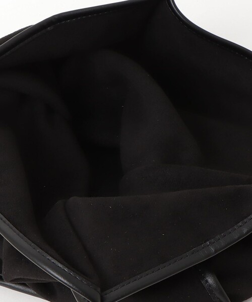 fredy emue(フレディエミュ)の「【VELETTO /ベロット】パイピングスエードトートポーチ付バッグ(トートバッグ・レディース・ブラウン/ブラック・FREE)」の4枚目の写真