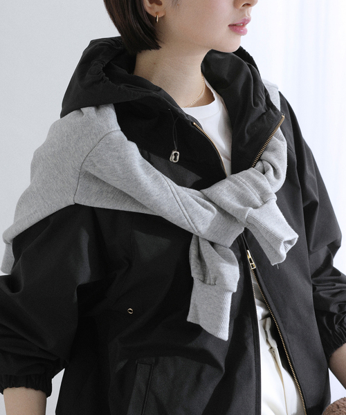 La TOTALITE（ラトータリテ）の「《WEB限定》【洗える】フードマウンテンパーカー（マウンテンパーカー・レディース・ブラック/カーキ・38/36）」の13枚目の写真