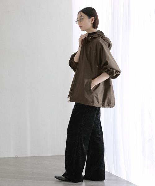 La TOTALITE（ラトータリテ）の「《WEB限定》【洗える】フードマウンテンパーカー（マウンテンパーカー・レディース・ブラック/カーキ・38/36）」の20枚目の写真