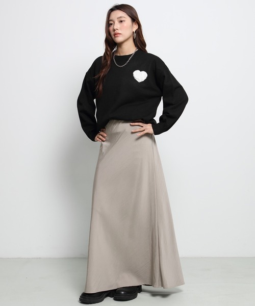 セール】ヴィンテージサテンナロースカート（スカート）｜by LEGNA