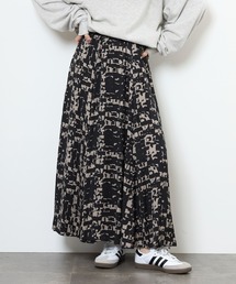 EGLANTINE セットアップ対応 プリントスカート