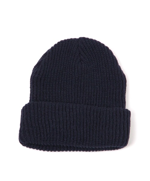 GEORGE'S（ジョージズ）の「FRUIT OF THE LOOM シンプルニットワッチ（ニットキャップ/ビーニー・レディース・イエロー/ネイビー/レッド/グレー/ブルー・FREE）」の2枚目の写真