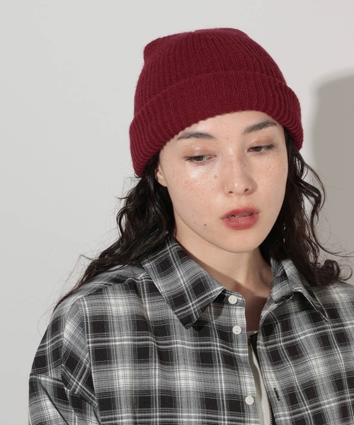 GEORGE'S（ジョージズ）の「FRUIT OF THE LOOM シンプルニットワッチ（ニットキャップ/ビーニー・レディース・イエロー/ネイビー/レッド/グレー/ブルー・FREE）」の5枚目の写真