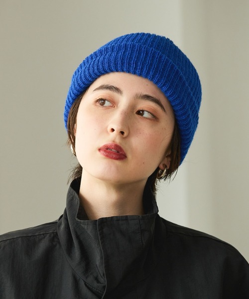 GEORGE'S（ジョージズ）の「FRUIT OF THE LOOM シンプルニットワッチ（ニットキャップ/ビーニー・レディース・イエロー/ネイビー/レッド/グレー/ブルー・FREE）」の3枚目の写真