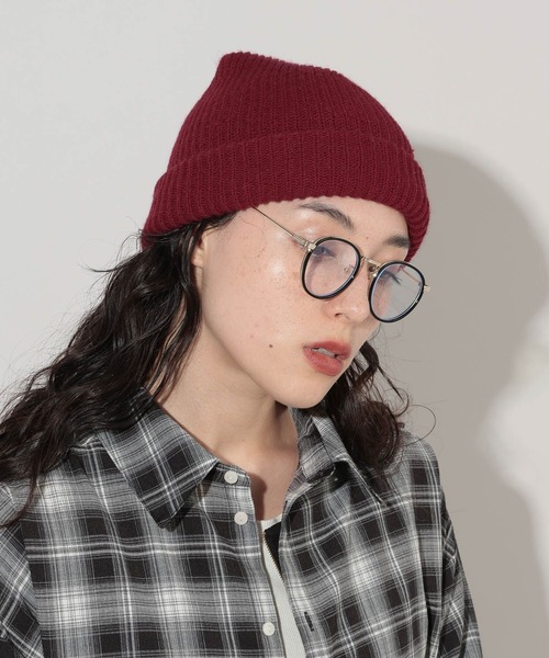 GEORGE'S（ジョージズ）の「FRUIT OF THE LOOM シンプルニットワッチ（ニットキャップ/ビーニー・レディース・イエロー/ネイビー/レッド/グレー/ブルー・FREE）」の7枚目の写真