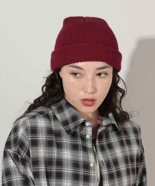 GEORGE'S（ジョージズ）の「FRUIT OF THE LOOM シンプルニットワッチ（ニットキャップ/ビーニー・レディース・イエロー/ネイビー/レッド/グレー/ブルー・FREE）」の8枚目の写真