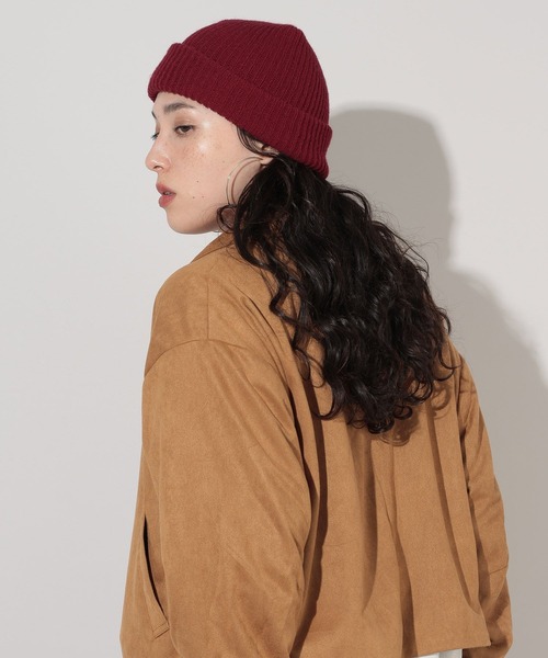 GEORGE'S（ジョージズ）の「FRUIT OF THE LOOM シンプルニットワッチ（ニットキャップ/ビーニー・レディース・イエロー/ネイビー/レッド/グレー/ブルー・FREE）」の9枚目の写真