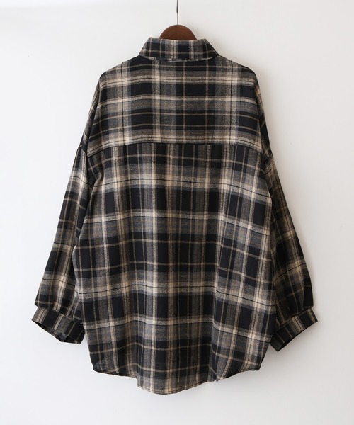 SpRay（スプレイ）の「ビエラBIGチェックシャツ（シャツ/ブラウス・レディース・ブラウン/ボルドー/ブラック系その他/キャメル・FREE）」の14枚目の写真