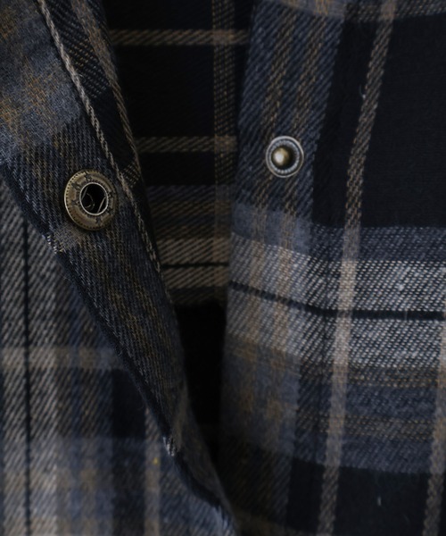 SpRay（スプレイ）の「ビエラBIGチェックシャツ（シャツ/ブラウス・レディース・ブラウン/ボルドー/ブラック系その他/キャメル・FREE）」の16枚目の写真