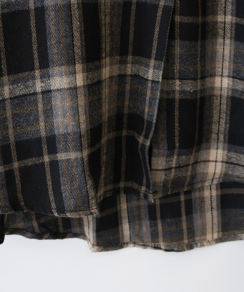 SpRay（スプレイ）の「ビエラBIGチェックシャツ（シャツ/ブラウス・レディース・ブラウン/ボルドー/ブラック系その他/キャメル・FREE）」の18枚目の写真