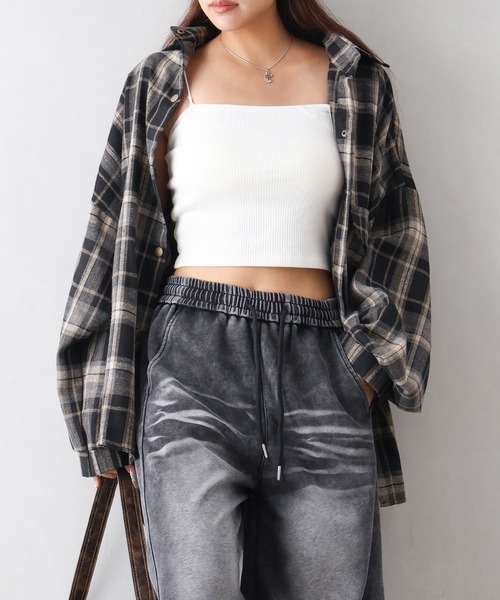 SpRay（スプレイ）の「ビエラBIGチェックシャツ（シャツ/ブラウス・レディース・ブラウン/ボルドー/ブラック系その他/キャメル・FREE）」の20枚目の写真