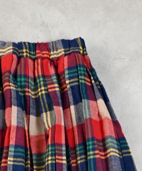 MARKEY'S（マーキーズ）の「チェックプリーツスカート/おとな（スカート・レディース・イエロー系その他/グリーン系その他/レッド系その他・160cm）」の5枚目の写真