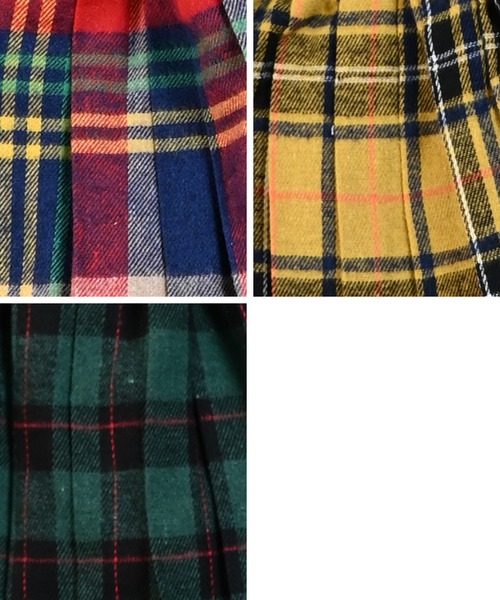 MARKEY'S（マーキーズ）の「チェックプリーツスカート/おとな（スカート・レディース・イエロー系その他/グリーン系その他/レッド系その他・160cm）」の10枚目の写真