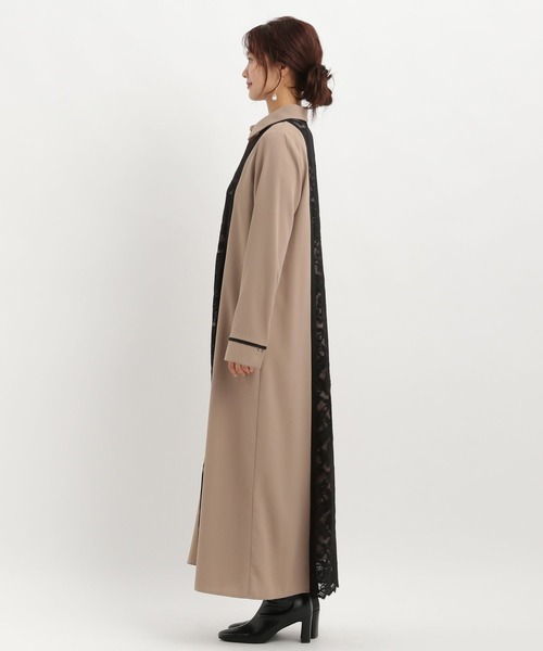 Andemiu(アンデミュウ)の「【選べる着丈】フロントレースキリカエワンピース602701(ワンピース・レディース・チャコールグレー/モカ/ボルドー・FREE/フリー)」の11枚目の写真