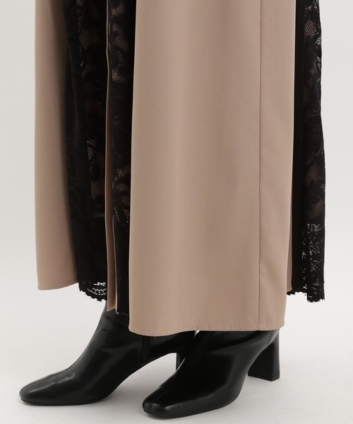 Andemiu(アンデミュウ)の「【選べる着丈】フロントレースキリカエワンピース602701(ワンピース・レディース・チャコールグレー/モカ/ボルドー・FREE/フリー)」の15枚目の写真