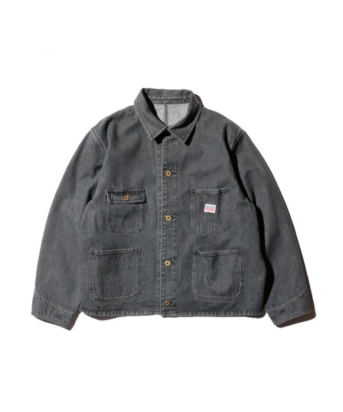 PENNEYS(ぺニーズ)の「【PENNEY'S 】10oz DENIM ENGINEER SHORT JACKET/カバーオール/ショート丈【WEB限定】(デニムジャケット・メンズ・ホワイト/ブラック・L/M)」の11枚目の写真