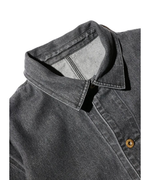 PENNEYS(ぺニーズ)の「【PENNEY'S 】10oz DENIM ENGINEER SHORT JACKET/カバーオール/ショート丈【WEB限定】(デニムジャケット・メンズ・ホワイト/ブラック・L/M)」の12枚目の写真