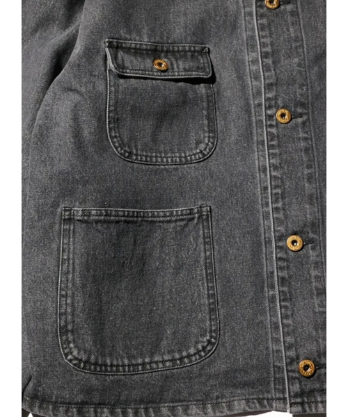 PENNEYS(ぺニーズ)の「【PENNEY'S 】10oz DENIM ENGINEER SHORT JACKET/カバーオール/ショート丈【WEB限定】(デニムジャケット・メンズ・ホワイト/ブラック・L/M)」の16枚目の写真