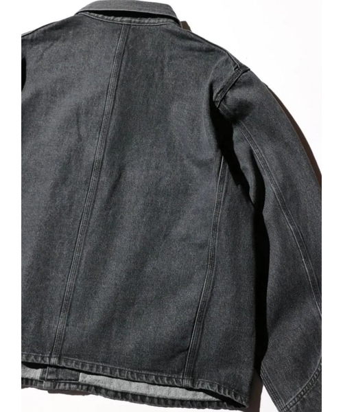 PENNEYS(ぺニーズ)の「【PENNEY'S 】10oz DENIM ENGINEER SHORT JACKET/カバーオール/ショート丈【WEB限定】(デニムジャケット・メンズ・ホワイト/ブラック・L/M)」の17枚目の写真