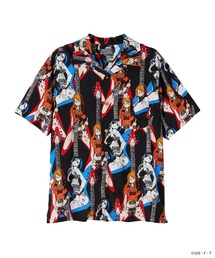 HYSTERIC GLAMOUR(qXebNO}[)ONE PIECE×HYSTERIC GLAMOUR / NAMI  BOA.HANCOCK TWIN GUITARI[vJ[Vc(Vc/uEX)