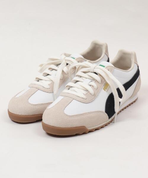 PUMA(プーマ)の「WEGO/PUMA ARIZONA RETRO(スニーカー・メンズ・ホワイト/ブラック・SMALL/MEDIUM/X-SMALL)」の1枚目の写真
