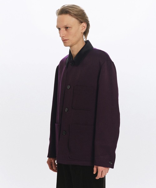 markaware（マーカウェア）の「【markaware/marka】ポロワースタキシードクロス / タキシードカバーオール（カバーオール・メンズ・ブラック・3/2）」の6枚目の写真
