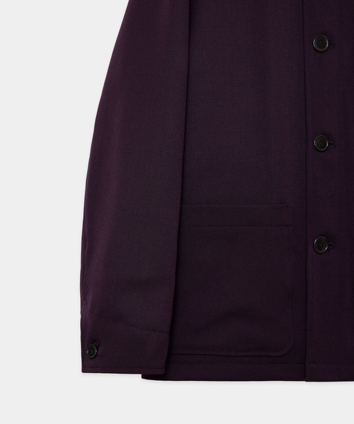 MARKAWARE　ポロワースタキシードクロス 　タキシードカバーオール ポロワースタキシードクロス / タキシードカバーオール, Purple