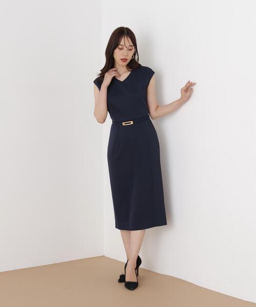 PINKY&DIANNE（ピンキーアンドダイアン）の「[WEB/店舗限定カラー]ハイツイストワンピース（ワンピース・レディース・ホワイト/ネイビー・36/38/34/40）」の14枚目の写真