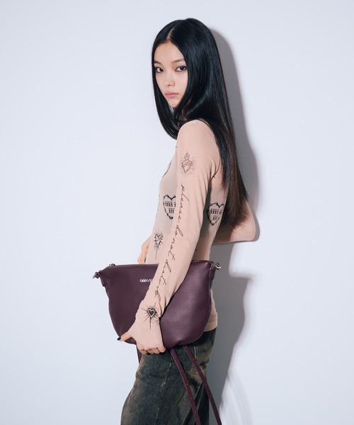 スタッズベルトレザーバック（ショルダーバッグ）｜ANNA SUI NYC（アナ