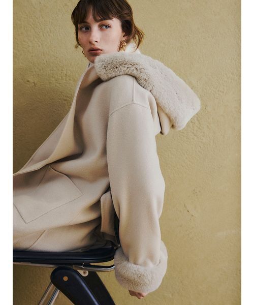 FRAY I.D（フレイアイディー）の「ファーリバーミドルコート（トレンチ