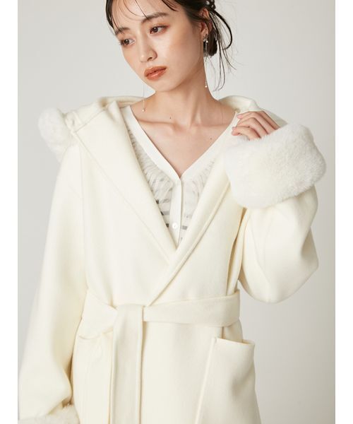 セール】ファーリバーミドルコート（トレンチコート）｜FRAY I.D